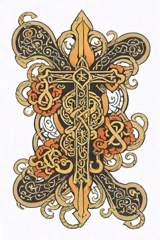 Ankh And Infinity Symbol