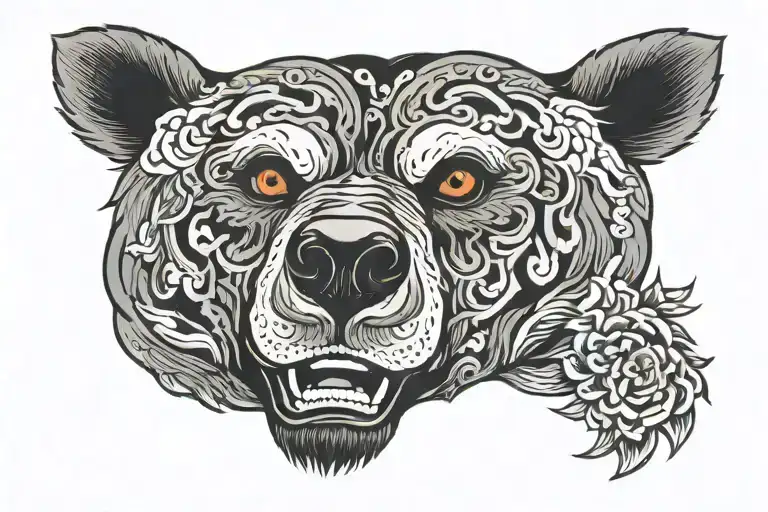 Bear Head Surrounded