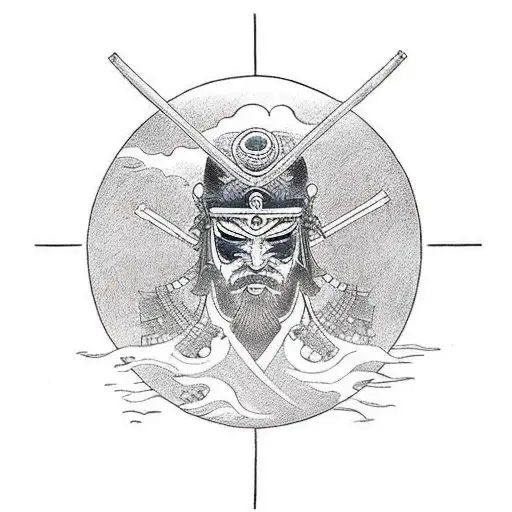 Warrior Waiting Calmly For The Storm