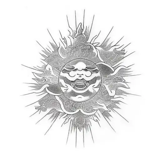 Angel Samurai And Sun