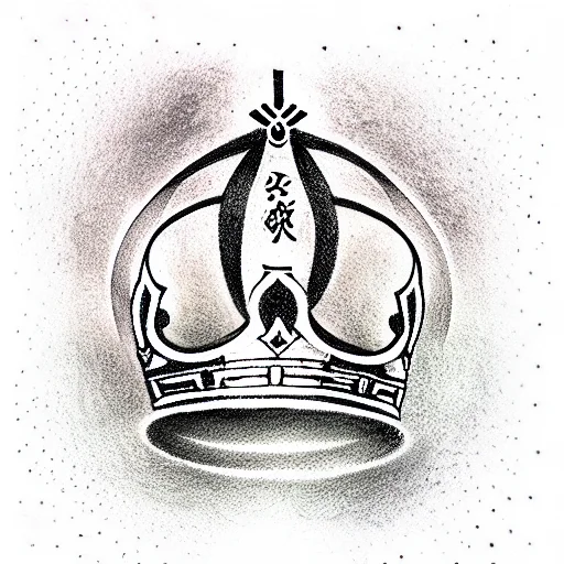 Crown On Kings Head After Battle