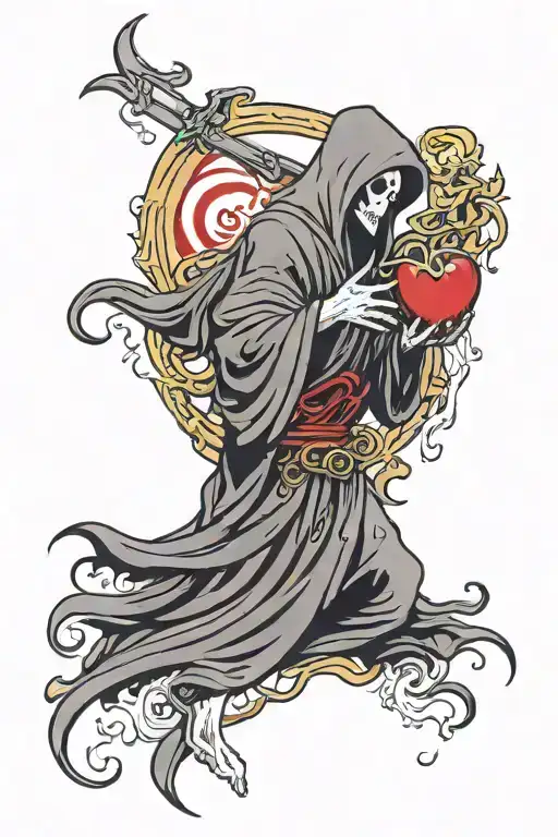 Grim Reaper Sacred Heart