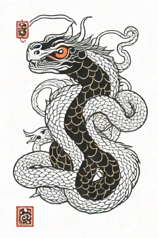 Bird And Snake Wrapped