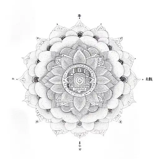 Mandala Lotus Geometric