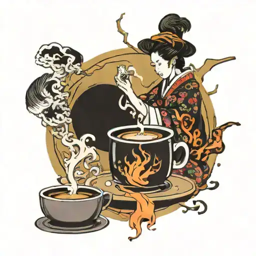 Witch Brewing Coffee