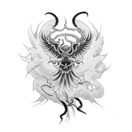 Phoenix With Scorpion Inside