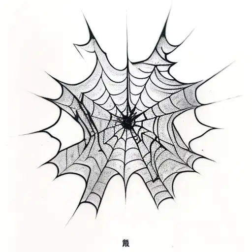Dark Clothing Items Morphing Into Spider Webs In A Realistic Style