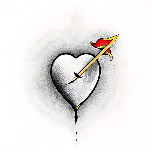 Heart With An Arrow Through It