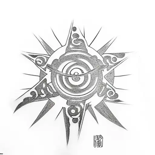 Naruto Preforming Rasenshuriken Jutsu Upper Arm