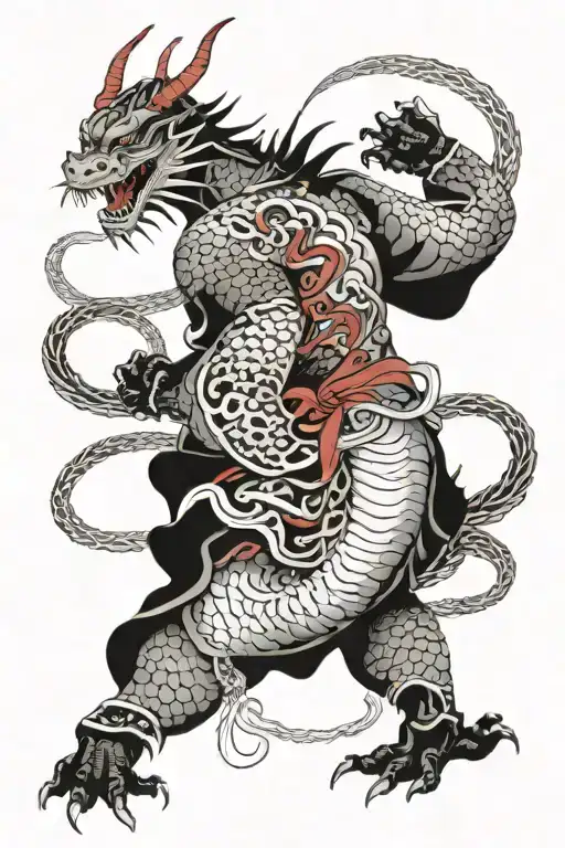 Dragon & Samurai Warrior