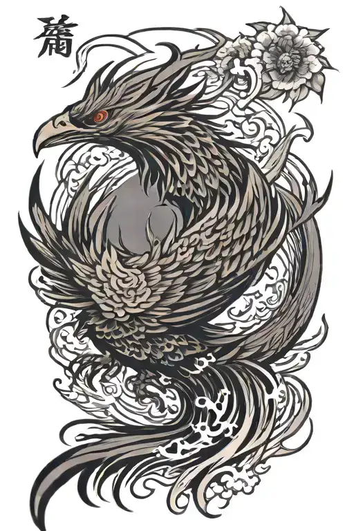 Phoenix Rising From Ashes