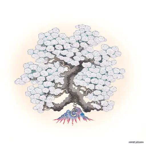 Sakura Tree With Chains
