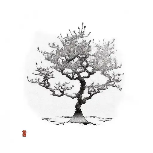 Tree Growing Out Of Violin