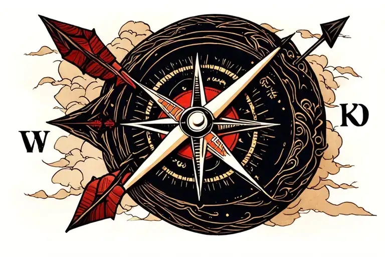 Arrow And Compass