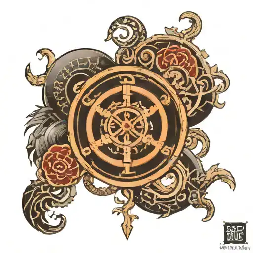 Viking Vegvisir Symbol