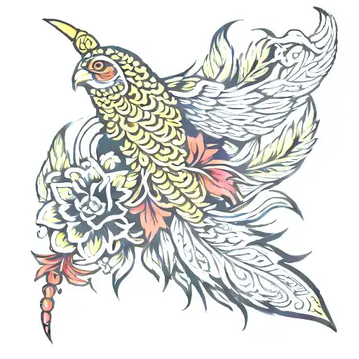 Feather Oriental Style