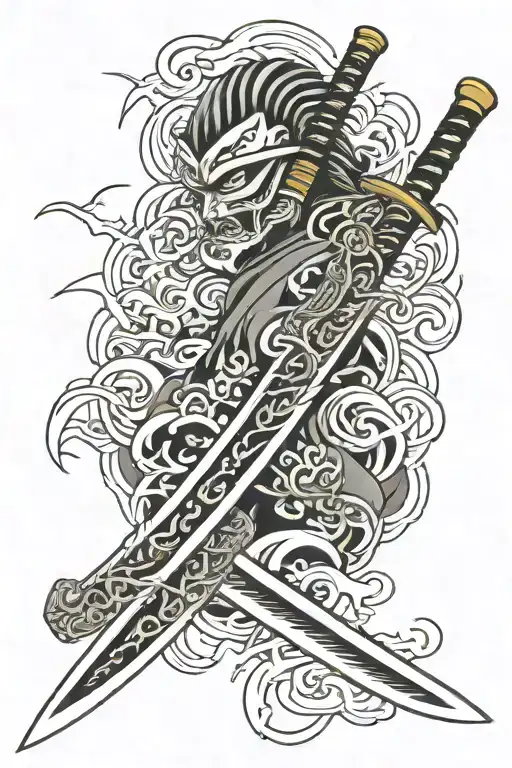 Katana Sword Shaded