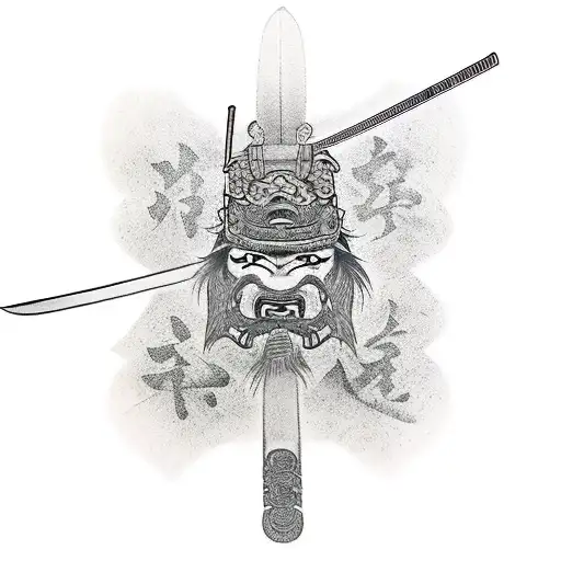 Simplistic Katana Used By Samurai That Shows Courage And Honor