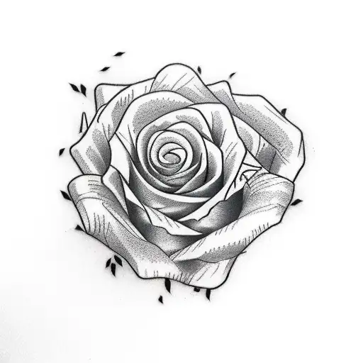 Rose Wrapped Barbed Wire