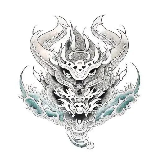 Perro De Jade Con Dragon