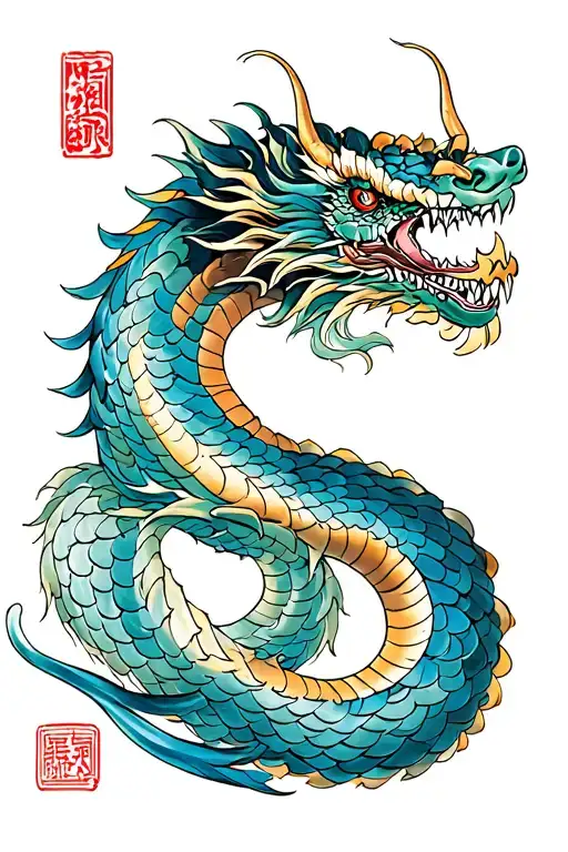 Katana Dragon Scales 2001