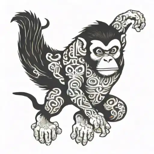 Fighting Monkey
