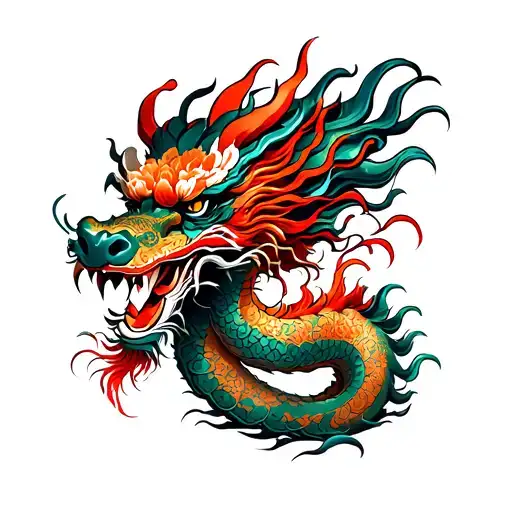 Chinese Dragon Wrapped