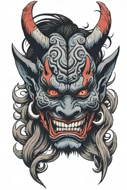 Oni Demon Mask