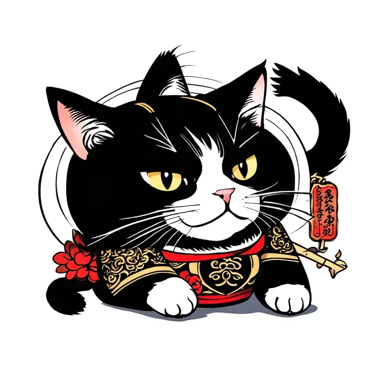 Monmonton Cat Samurai