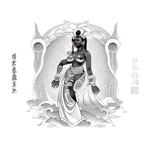 Ahegao African Goddess Oshun Nude