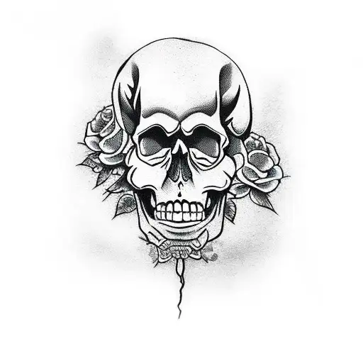 Skull And Roses