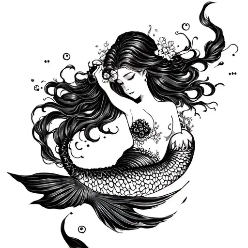 Mermaid Swimming