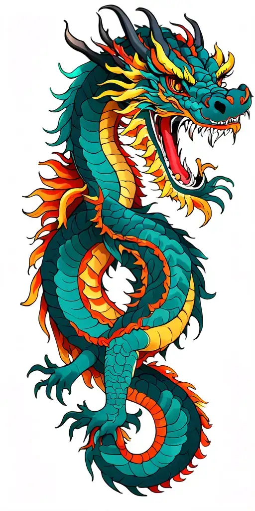 Traditional Japanese Dragon