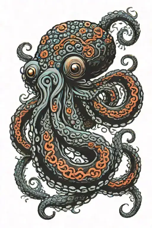 Octopus Tentacles Wrapped Around A Chili Pepper