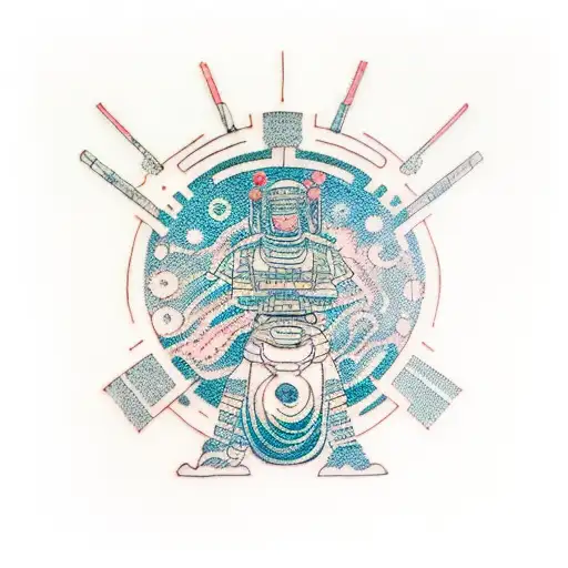 Cyberpunk Space Samurai