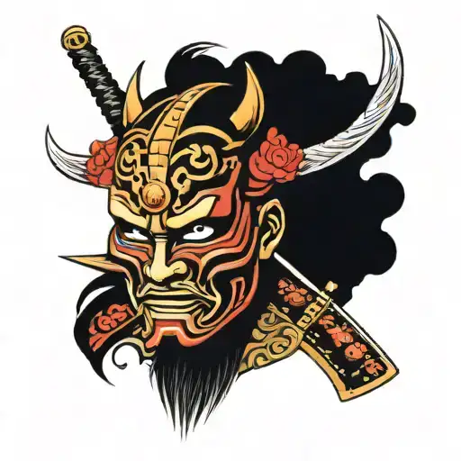 Shogun Mask Sword
