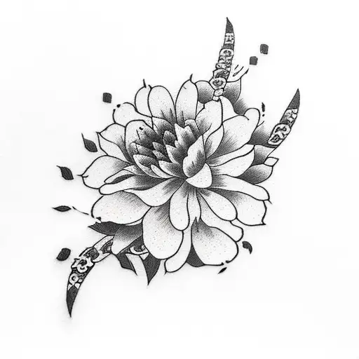 Black And Red Licorice Flower