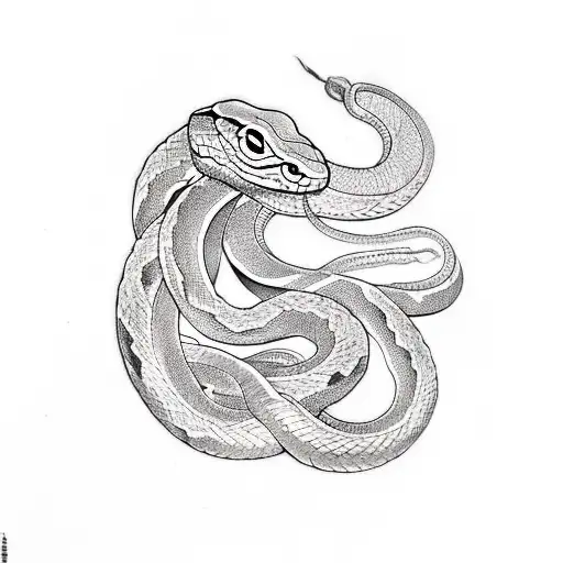Snake With Earth Elements