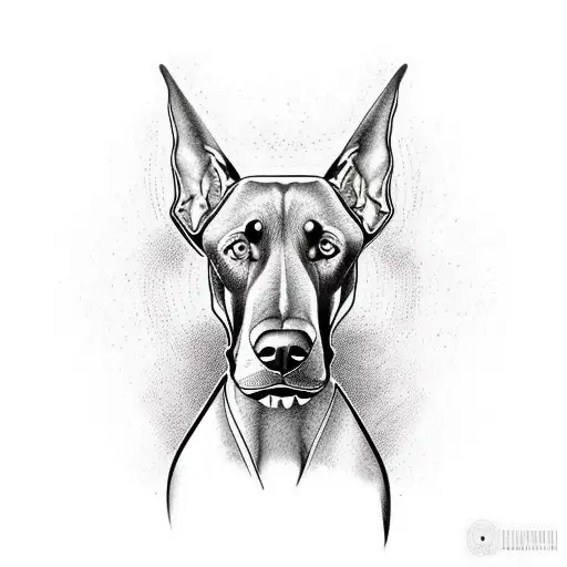 Doberman Portrait