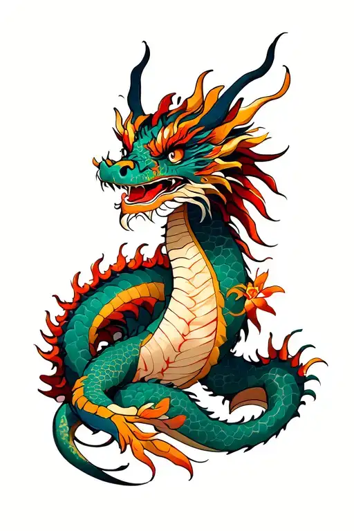 Dragon For Peace Love