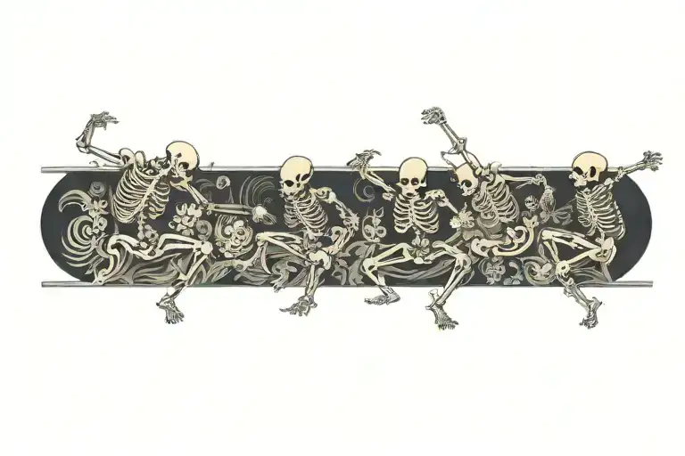 Skeletons Dancing