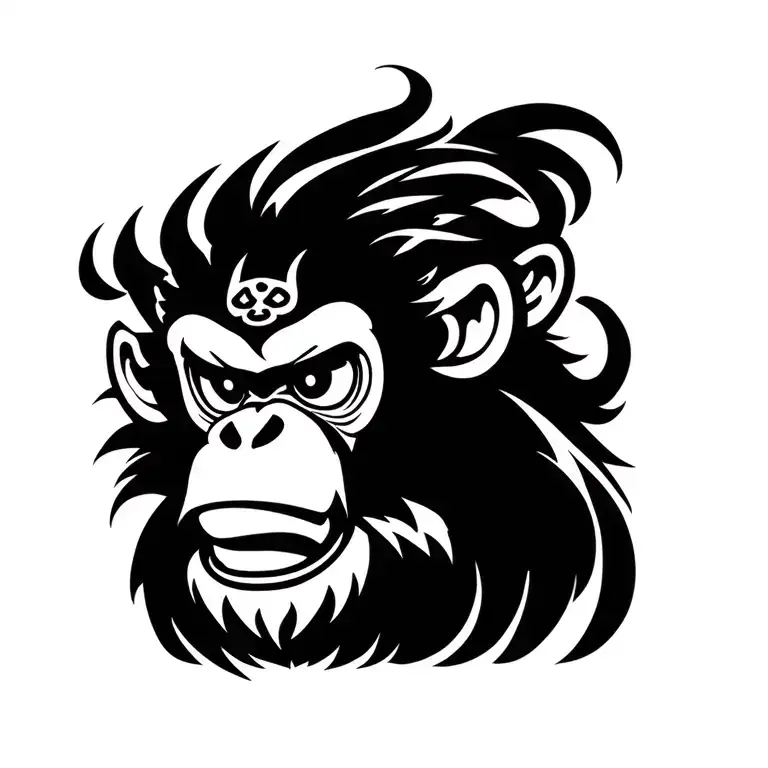 A Chinoi Saber With Astrological Sign Monkey