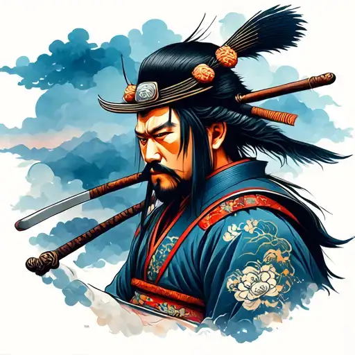 Japanese Samurai Warrior