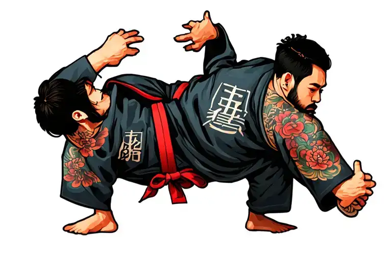 Jiu Jitsu Black Belt Wrapped