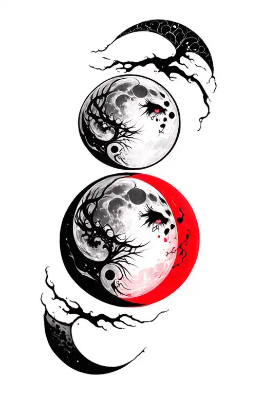 Blood Moon Phases