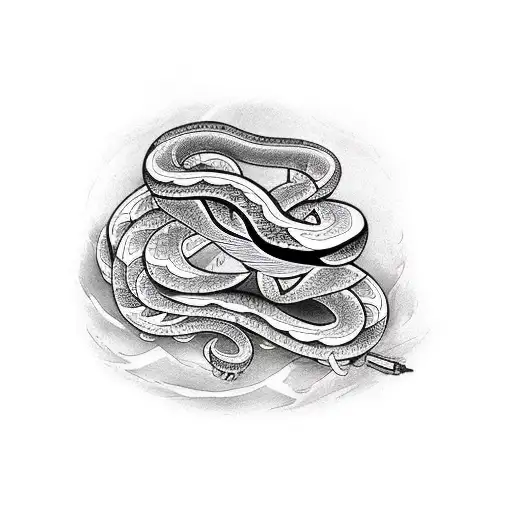 Snake That Can Wrap Around Forearm