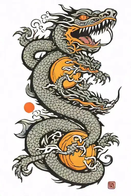 Dragon Swallowing The Sun