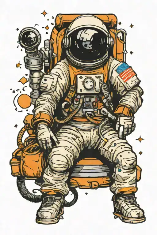 Astronaut With Bong