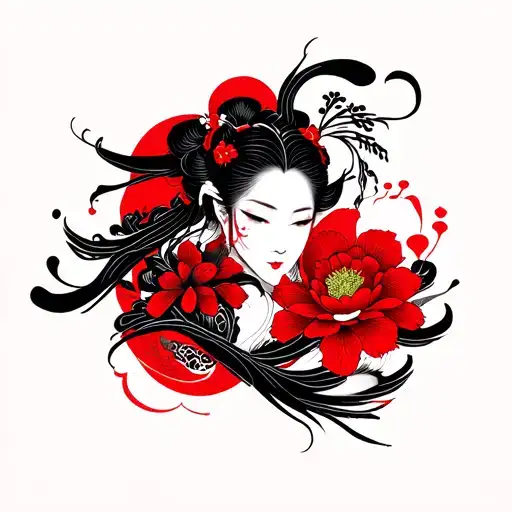 Black With Red Accents