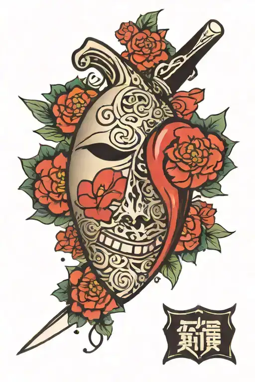 Broken Heart And Knife And New Life